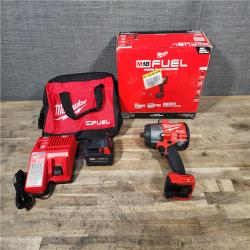 HOUSTON LOCATION - AS-IS Milwaukee M18 1/2 in. Cordless Brushless High Torque Impact Wrench Kit (Battery & Charger)