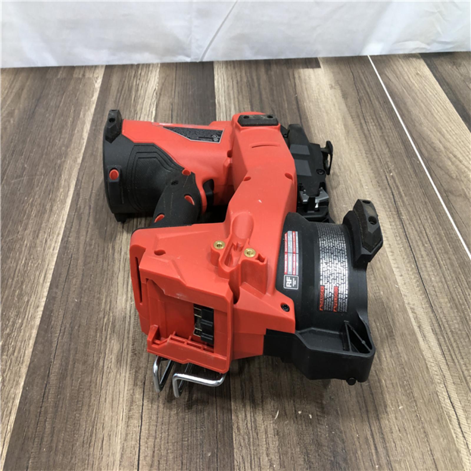 AS-IS Milwaukee FUEL 18-Volt Lithium-Ion Brushless Cordless Coil Roofing Nailer (Tool Only)