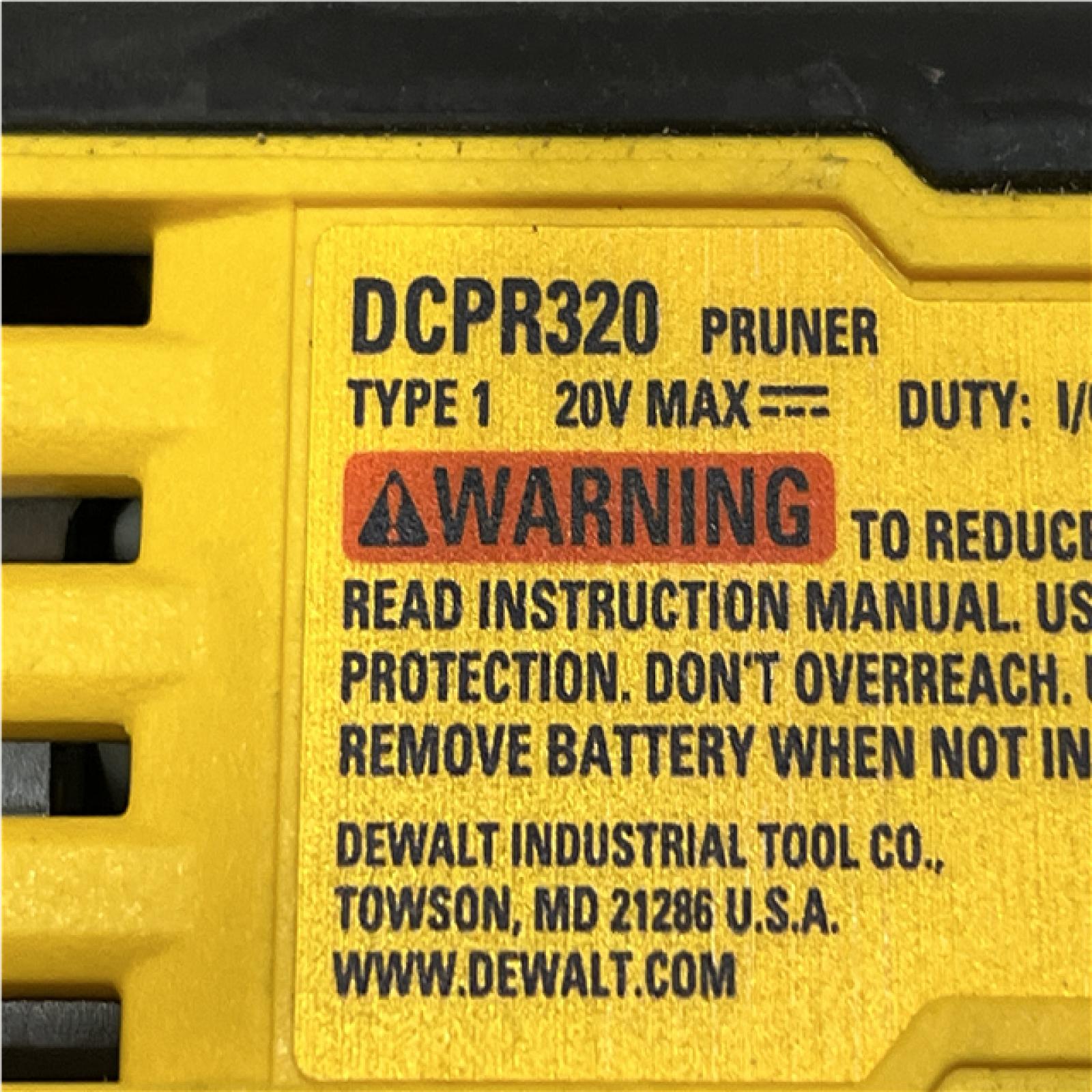 AS-IS DEWALT 20V MAX Cordless Pruner Kit
