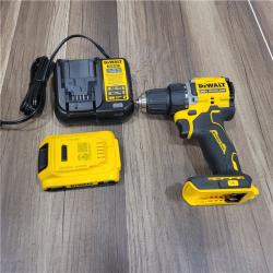 AS-IS DEWALT ATOMIC COMPACT SERIES 20V MAX* Brushless Cordless 1/2 Drill/Driver Kit