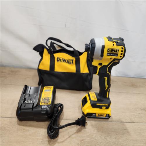AS-IS- DEWALT ATOMIC 20V MAX* Brushless Cordless Compact 1/4 in. Impact Driver Kit