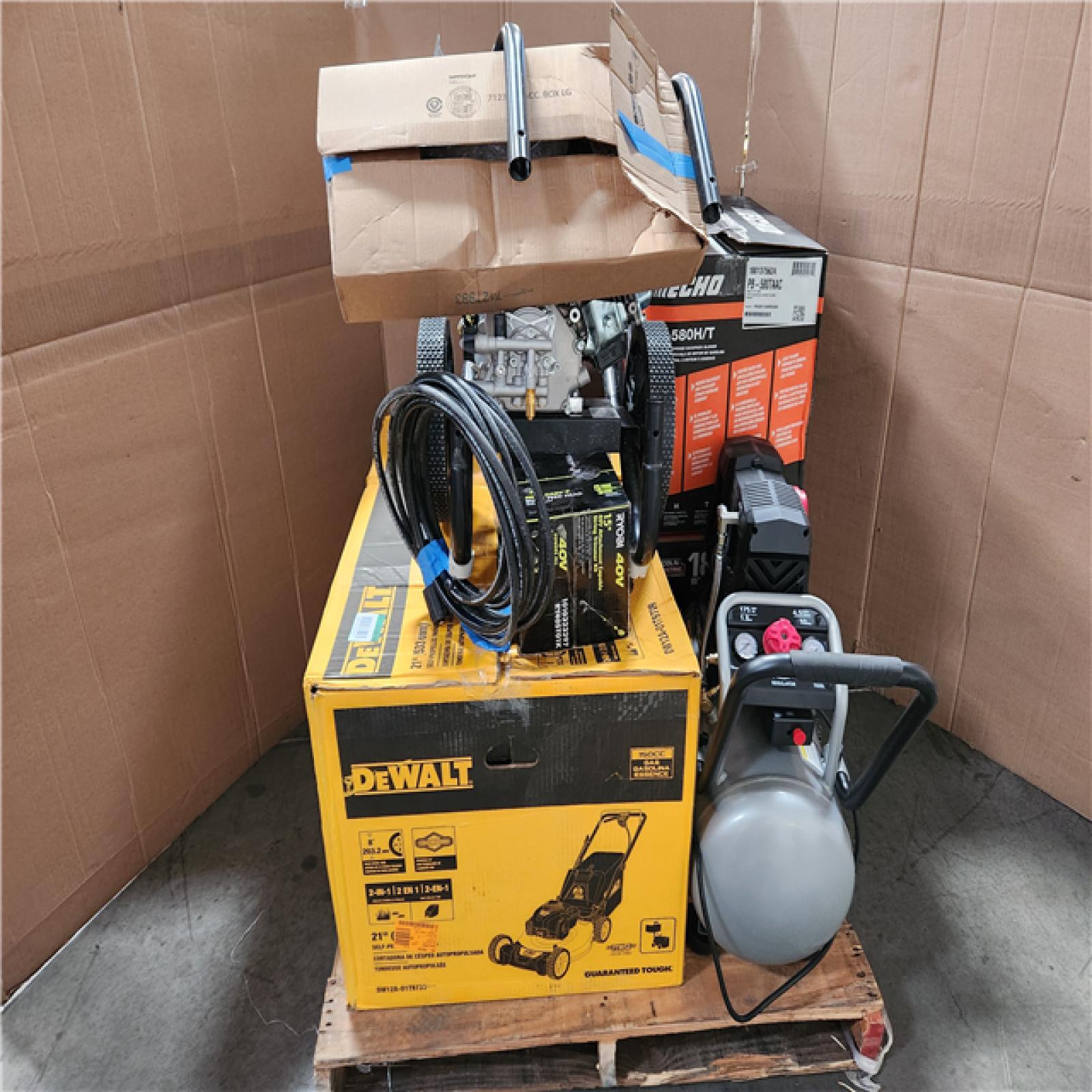 California As-Is Outdoor Power Equipment