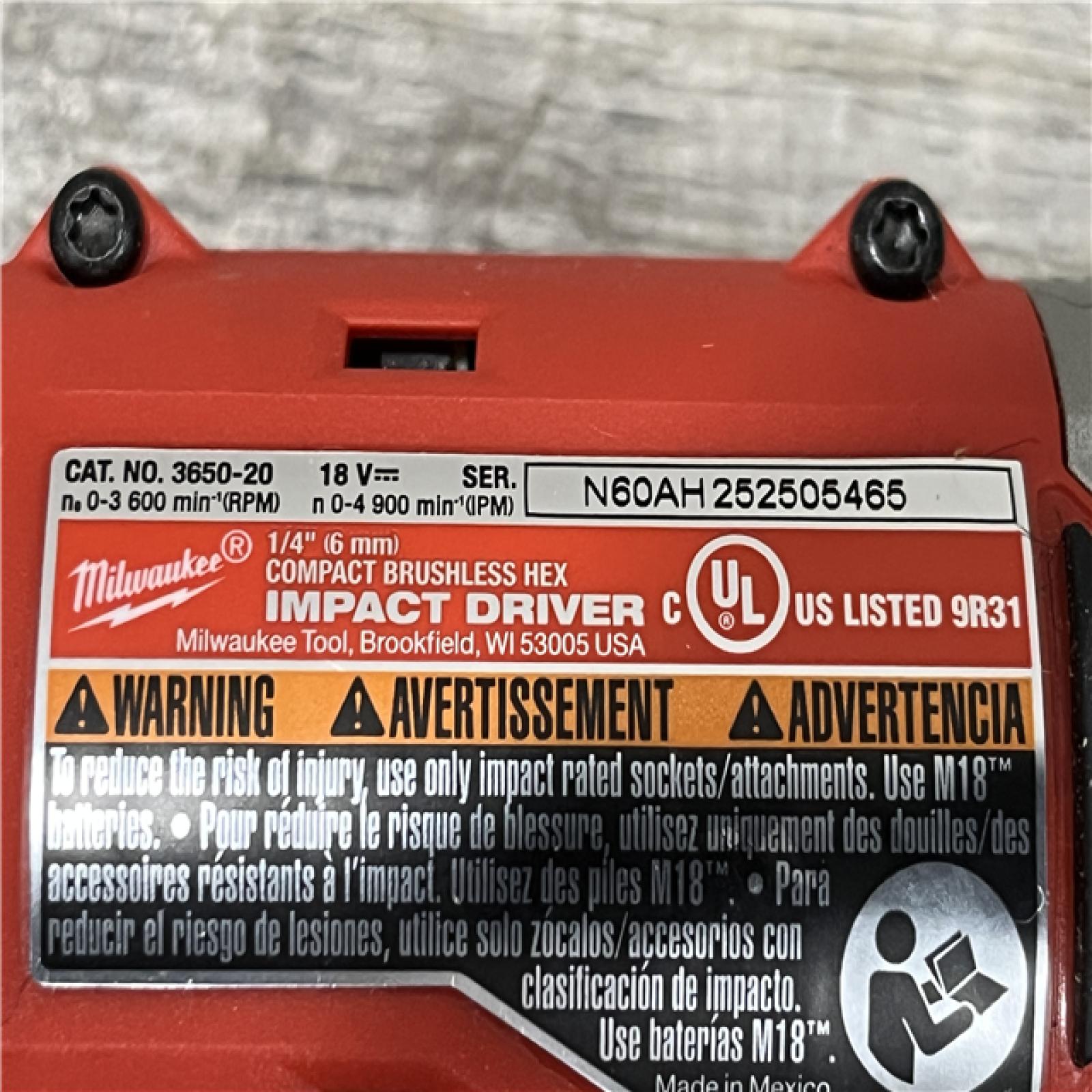 AS-IS Milwaukee 18V Lithium-Ion Brushless Cordless Compact Drill/Impact Combo Kit
