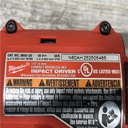 AS-IS Milwaukee 18V Lithium-Ion Brushless Cordless Compact Drill/Impact Combo Kit