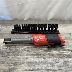 AS-IS Milwaukee FUEL INSIDER 12V Lithium-Ion Brushless Cordless 1/4 in. - 3/8 in. Extended Reach Box Ratchet (Tool-Only)