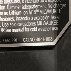 AS-IS Milwaukee 18-Volt Lithium-Ion High Output 6.0Ah Battery Pack (2-Pack)