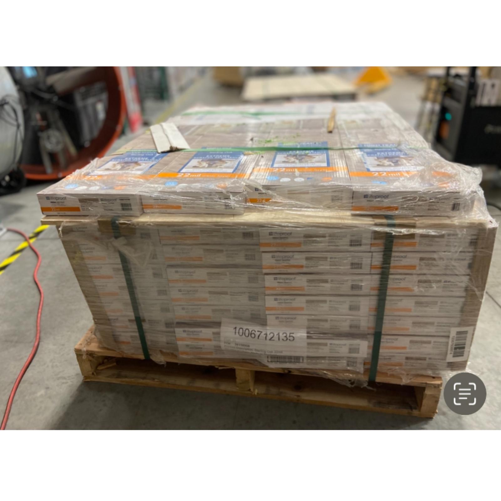 DALLAS LOCATION - Lifeproof Sterling Oak 22 MIL x 8.7 in. W x 48 in. L Click Lock Waterproof Luxury Vinyl Plank Flooring (20.1 sqft/case) - 32 UNITS