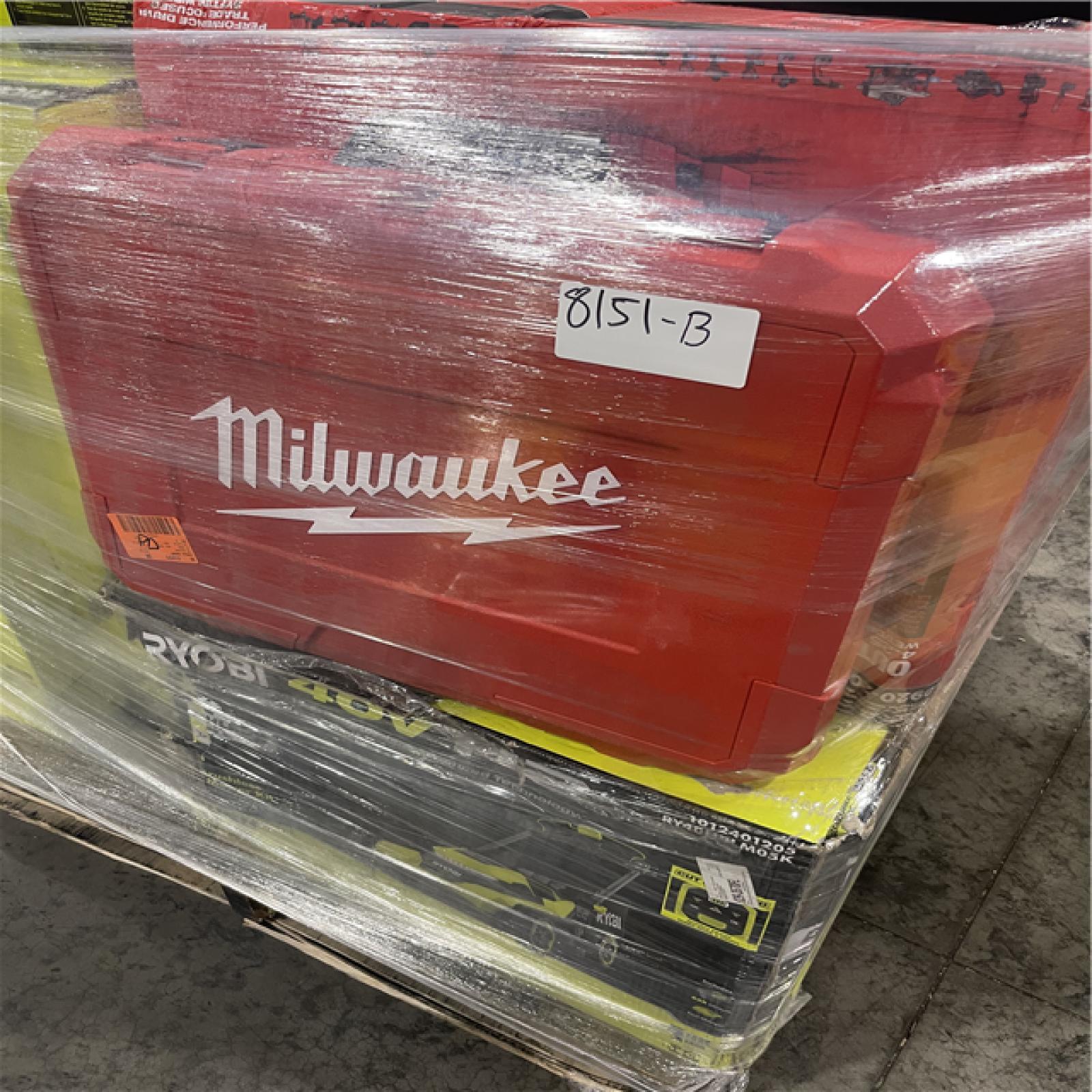 Pittston Location As-IS Power Tools Partial Truckload (13 Pallets) 8151-B