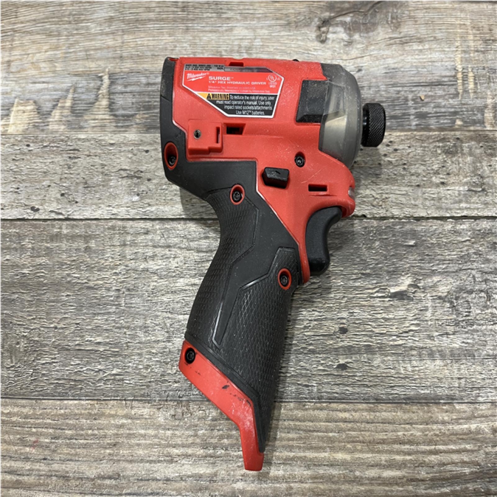 AS-IS Milwaukee FUEL SURGE 12V Lithium-Ion Brushless Cordless 1/4 in. Hex Impact Driver Compact Kit