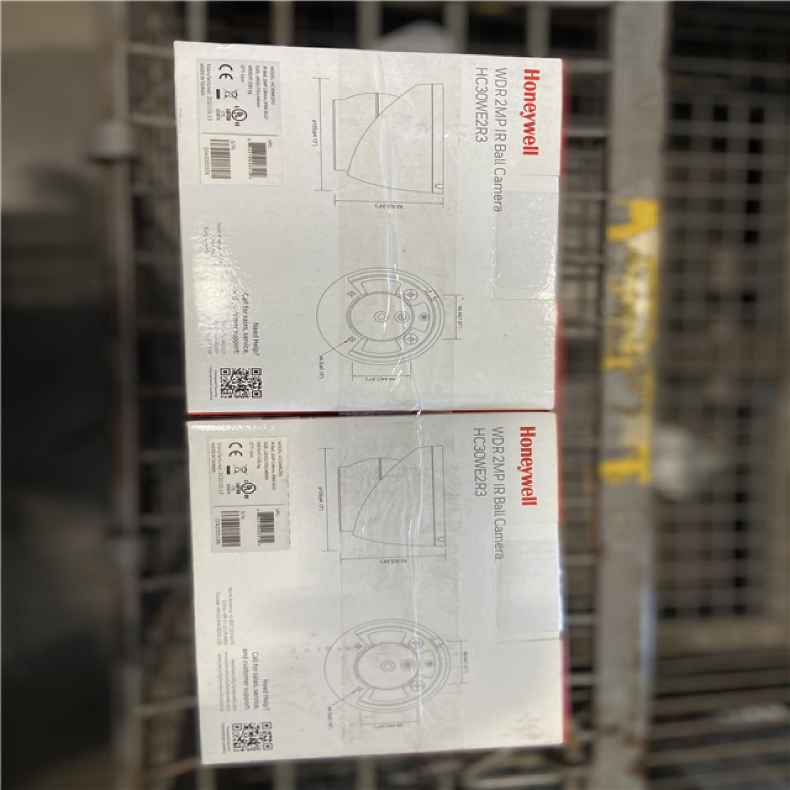 NEW! - Honeywell HC30WE2R3 2MP Network Ball Camera, TDN, WDR, 2.8 mm F2.0, (2 UNITS)