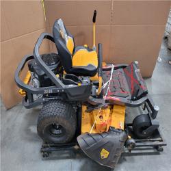 CALIFORNIA AS-IS CUB CADET ULTIMA TWIN BLADE SIT DOWN LAWN MOWER