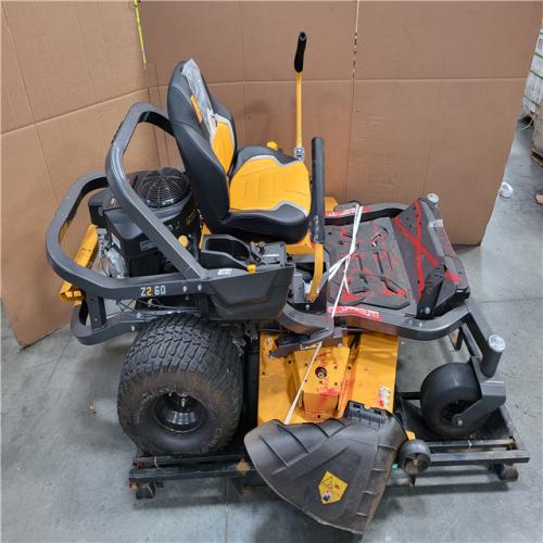 CALIFORNIA AS-IS CUB CADET ULTIMA TWIN BLADE SIT DOWN LAWN MOWER