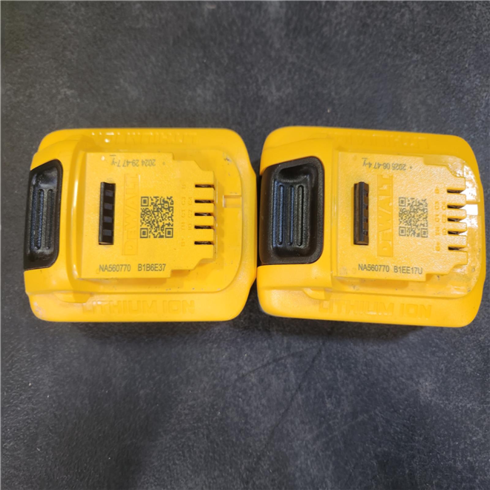 Phoenix LIKE NEW DEWALT 20V MAX XR POWERSTACK Lithium-Ion 5.0Ah Battery (2-Pack)