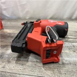 AS-IS Milwaukee FUEL 18-Volt Lithium-Ion Brushless Cordless Gen II 18-Gauge Brad Nailer (Tool-Only)