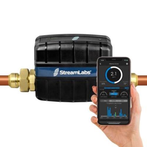 NEW! - Streamlabs Smart Home 3/4 in. Water Monitor and Control System with SharkBite