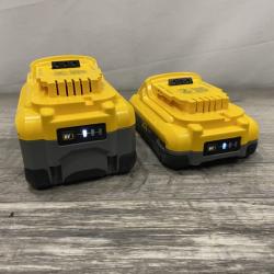 AS-IS DEWALT 20V XR Lithium-Ion Starter Pack with 8.0 Ah and 4.0 Ah Battery Packs and Charger