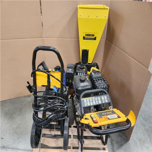 CALIFORNIA AS-IS OUTDOOR POWER EQUIPMENT