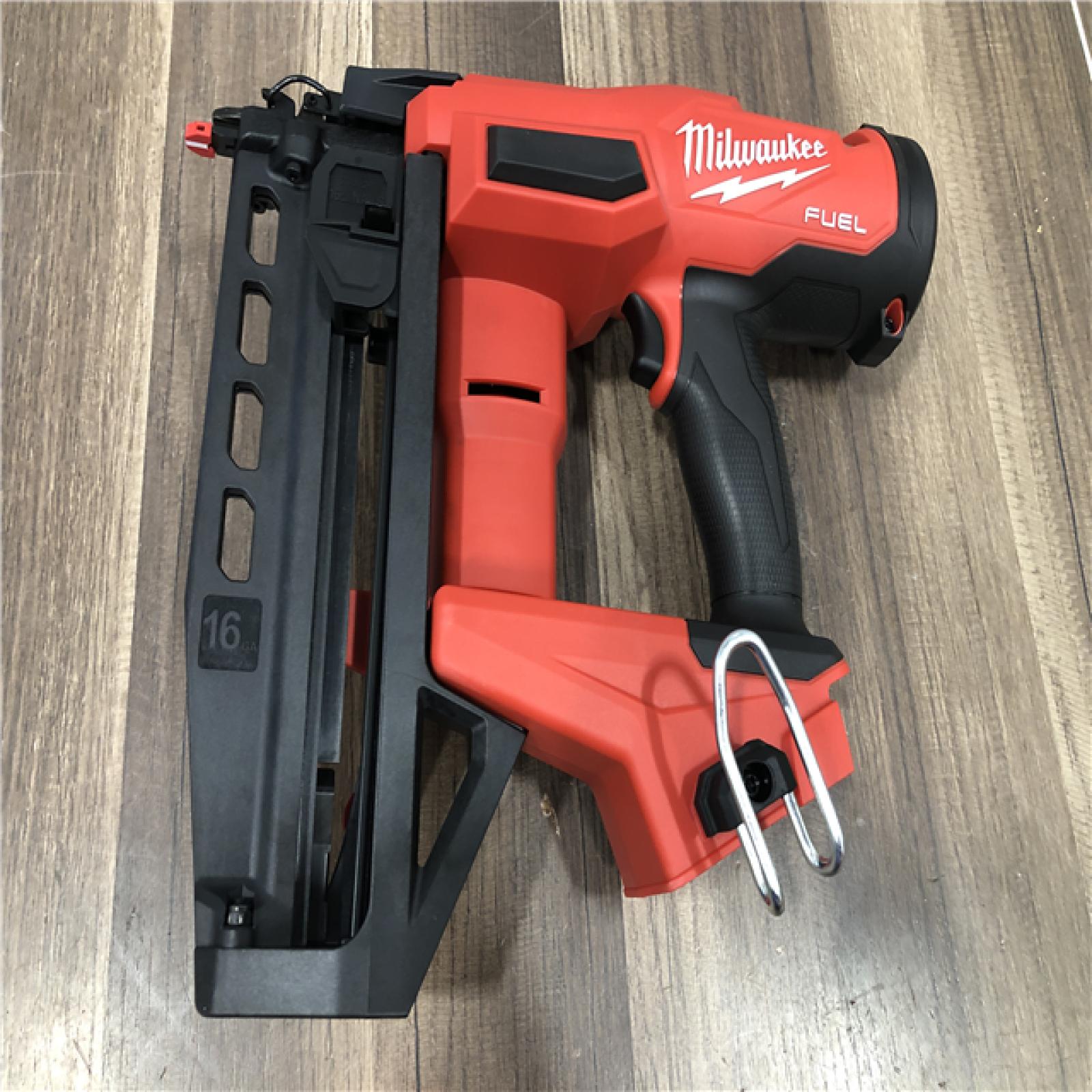 AS-IS Milwaukee FUEL 18-Volt Lithium-Ion Brushless Cordless Gen ll 16-Gauge Straight Finish Nailer (Tool Only)