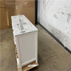 Houston Location - AS-IS home improvement pallet STURGESS 61 IN. W X 22 IN. VANITY MARBLE TOP