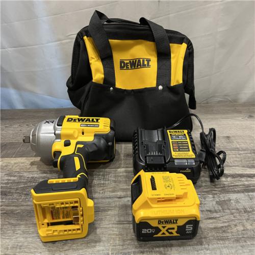 AS-IS DEWALT 20V MAX Lithium-Ion Cordless 1/2 in. Impact Wrench Kit
