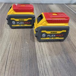 AS-IS DEWALT FLEXVOLT 20-Volt/60-Volt MAX Lithium-Ion 6.0Ah Battery Pack (2-Pack)