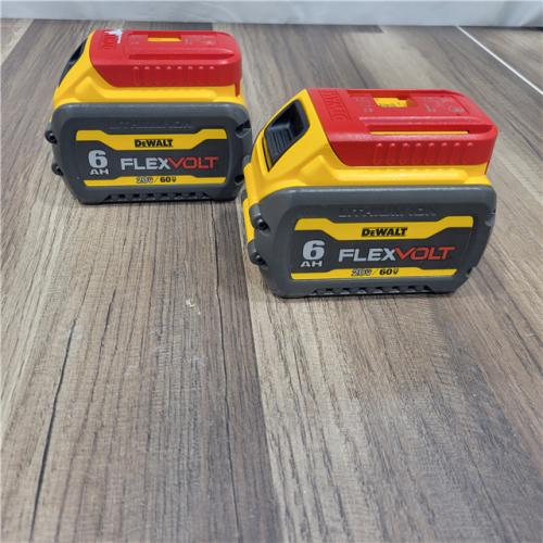 AS-IS DEWALT FLEXVOLT 20-Volt/60-Volt MAX Lithium-Ion 6.0Ah Battery Pack (2-Pack)