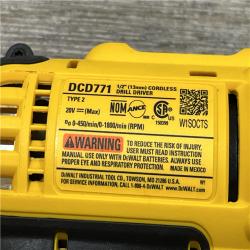 AS-IS DEWALT 20V MAX Cordless Drill/Impact 2 Tool Combo Kit
