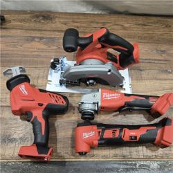 GOOD- Milwaukee M18 18-Volt Lithium-Ion Cordless Combo Kit 7-Tool with 2-Batteries, Charger and Tool Bag