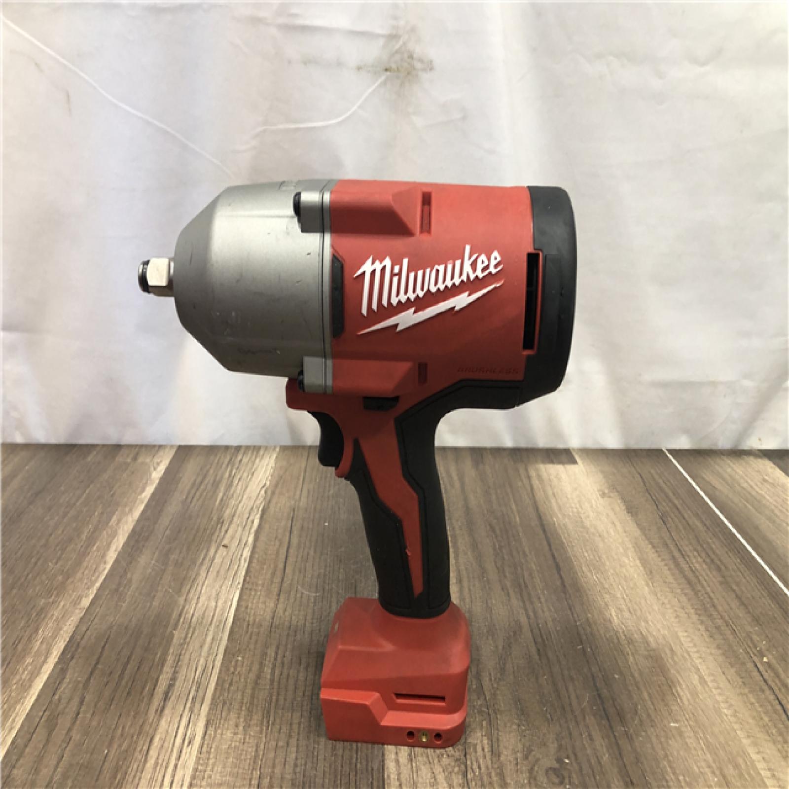 AS-IS Milwaukee FUEL 18V Lithium-Ion Brushless Cordless 1/2 in. Impact Wrench with Friction Ring (Tool-Only)