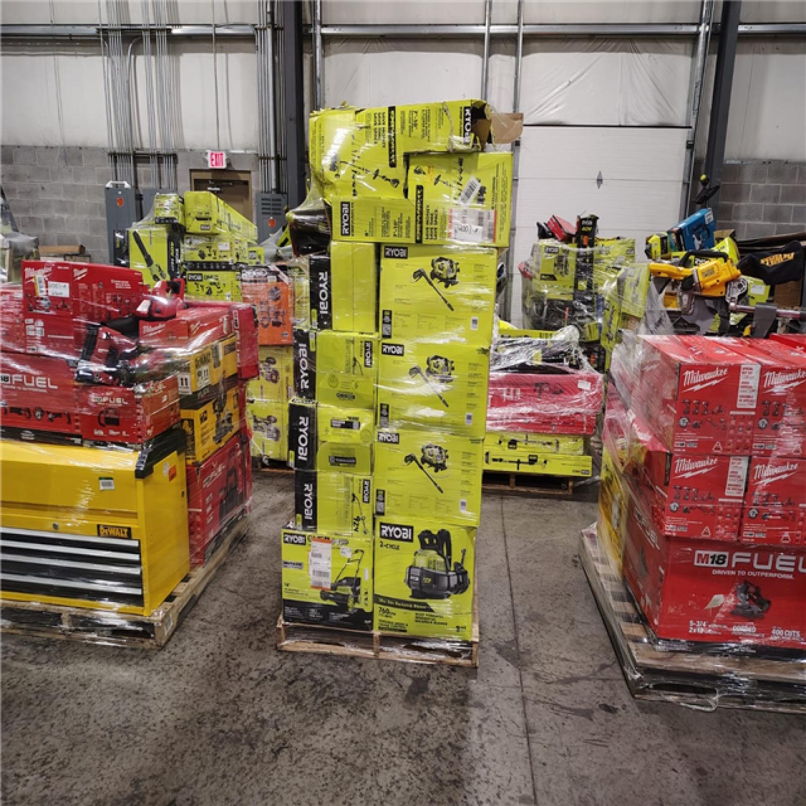 Pittston Location As-Is Power Tools Partial Truckload (12 Pallets) 2007-A