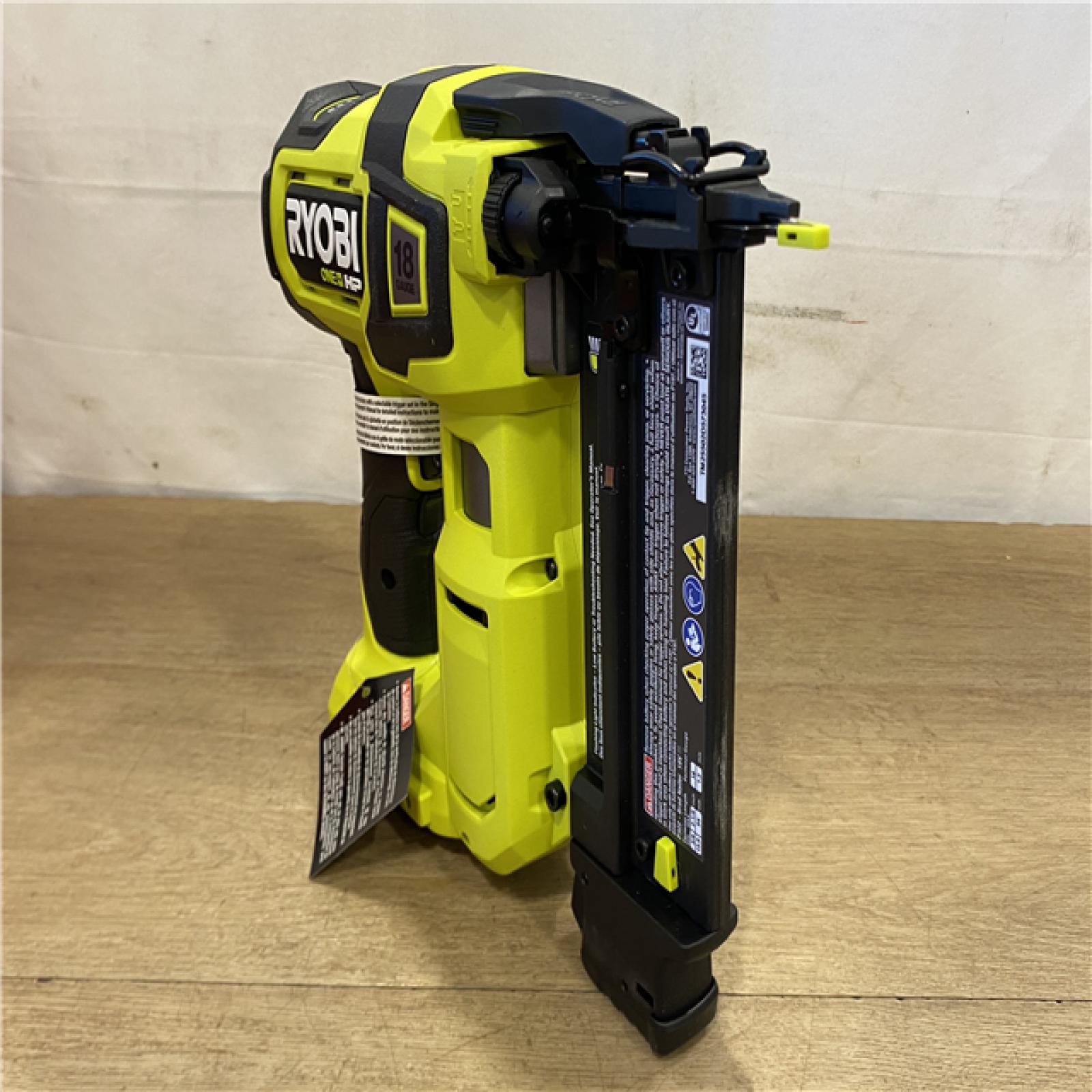 AS-IS RYOBI ONE+ HP 18V 18-Gauge Brushless Cordless AirStrike Brad Nailer (Tool Only)