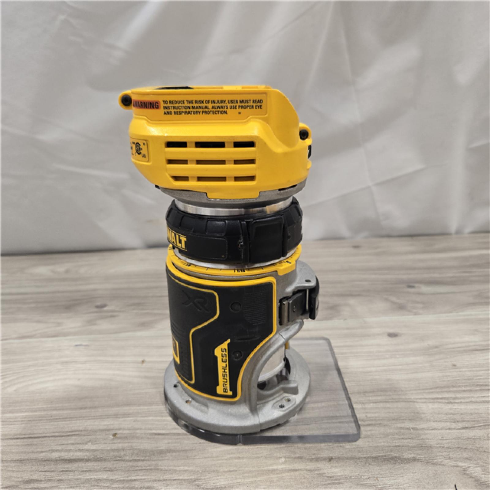 AS-IS Dewalt 20V MAX XR Cordless Compact Router (Tool Only)
