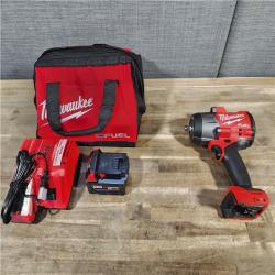 HOUSTON LOCATION - AS-IS Milwaukee M18 1/2 in. Cordless Brushless High Torque Impact Wrench Kit (Battery & Charger)