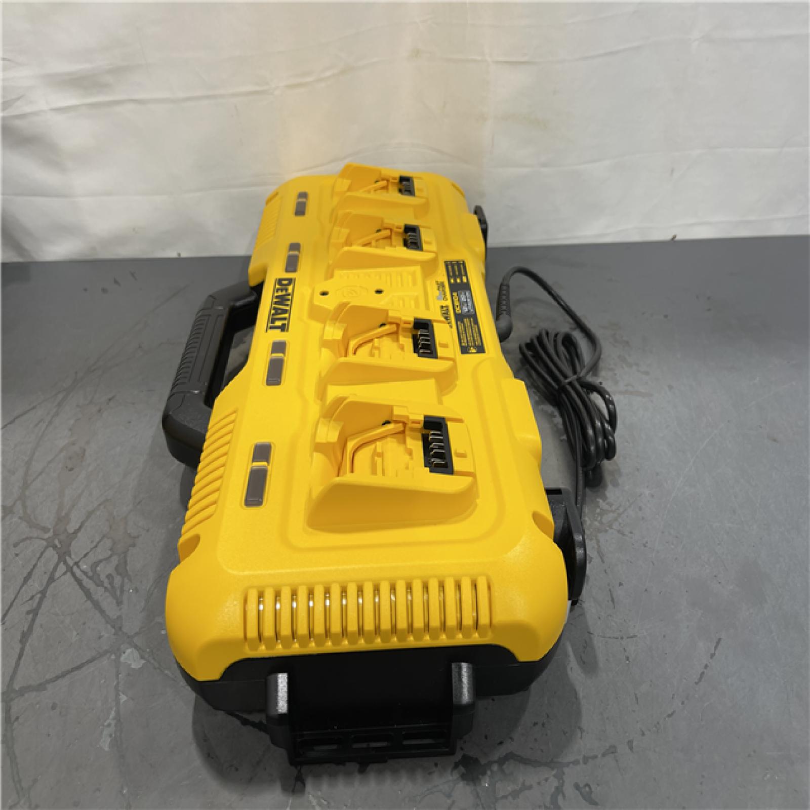 AS-IS- DEWALT 12V/20V/60V MAX 4-Port Lithium-Ion Battery Charger