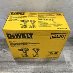 NEW - DEWALT 20V MAX Cordless Drill/Impact 2 Tool Combo Kit