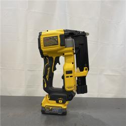 AS-IS - DeWalt ATOMIC 20V MAX Lithium Ion Cordless 23 Gauge Pin Nailer w/20V MAX POWERSTACK Compact Battery