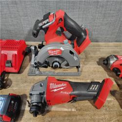 HOUSTON LOCATION - AS-IS MILWAUKEE 3 TOOL COMBO W/ (2) BATTERY & CHARGER