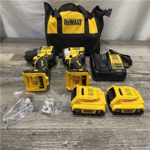 AS-IS DEWALT ATOMIC 20-Volt MAX Lithium-Ion Cordless Combo Kit