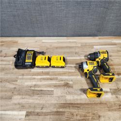 HOUSTON LOCATION - AS-IS DEWALT 2 TOOL COMBO KIT W/ (2) BATTERY & CHARGER