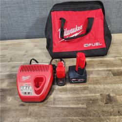 HOUSTON LOCATION - AS-IS (APPEARS LIKE NEW) Milwaukee 3497-22 12V Brushless Hammer Drill and Impact Driver Combo Kit
