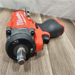 AS-IS- Milwaukee M12 FUEL 12V Lithium-Ion Brushless Cordless Stubby 1/2 in. Impact Wrench (Tool-Only)