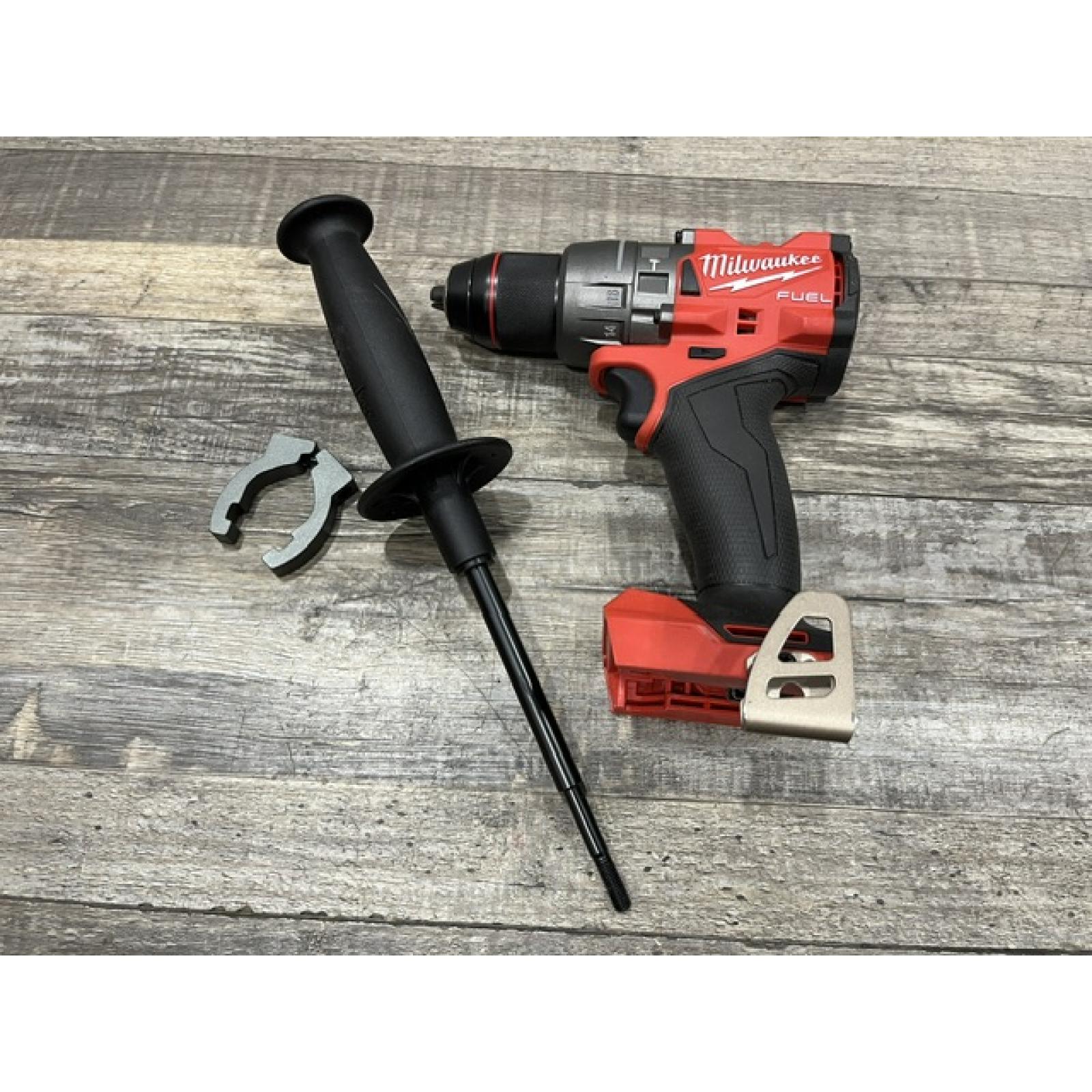 AS-IS Milwaukee FUEL 18V Lithium-Ion Brushless Cordless 1/2 in. Hammer Drill/Driver (Tool-Only)