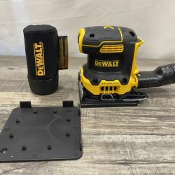 AS-IS DEWALT 20V MAX XR Cordless Brushless 1/4 Sheet Variable Speed Sander (Tool Only)