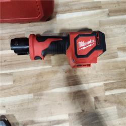HOUSTON LOCATION - AS-IS Milwaukee 18V Lithium-Ion Cordless Short Throw Press Tool with 3 PEX Crimp Jaws Kit