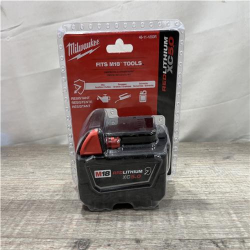 NEW - Milwaukee 18-Volt 5.0 Ah Lithium-Ion XC Extended Capacity Battery Pack