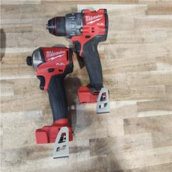 HOUSTON LOCATION - AS-IS MILWAUKEE 2 TOOL COMBO KIT W/ (2) BATTERY & CHARGER