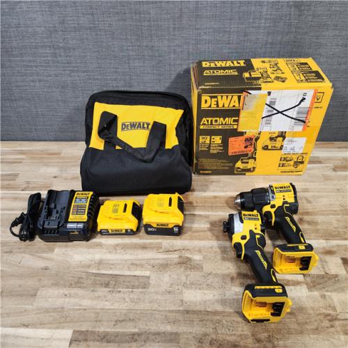 HOUSTON LOCATION - AS-IS DEWALT ATOMIC 20V MAX Lithium-Ion Cordless 2-Tool Combo Kit