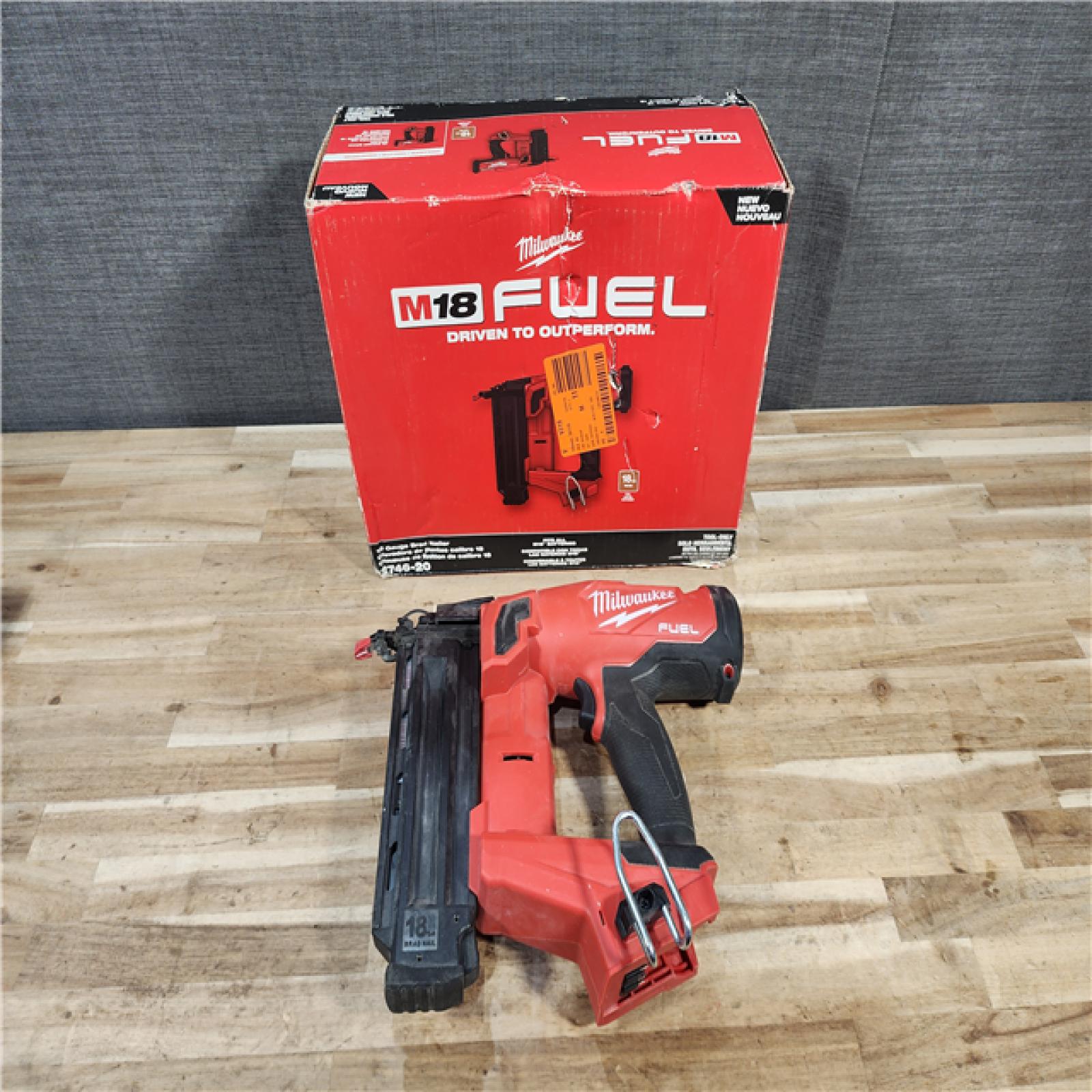 HOUSTON LOCATION - AS-IS Milwaukee FUEL 18-Volt Lithium-Ion Brushless Cordless Gen II 18-Gauge Brad Nailer (Tool-Only)