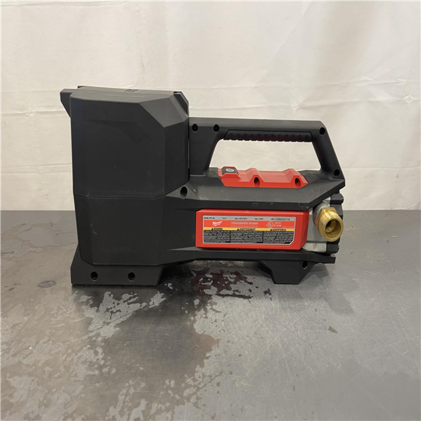 AS-IS- Milwaukee 18V 1/4 HP Lithium-Ion Cordless Transfer Pump (Tool Only)