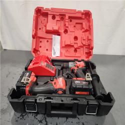 AS-IS- Milwaukee  FUEL 18V Lithium-Ion Brushless Cordless Hammer Drill and Impact Driver Combo Kit